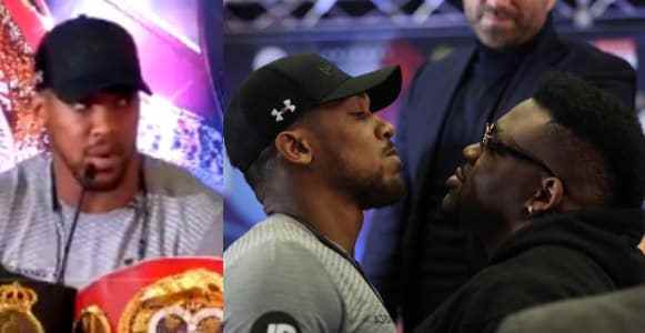 'I'll be your surgeon, I'm going to restructure your face and body' - Anthony Joshua tells Jarrell Miller