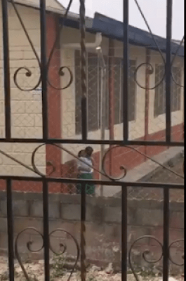 Two Kids Caught Kissing At The Back Of School (VIDEO)
