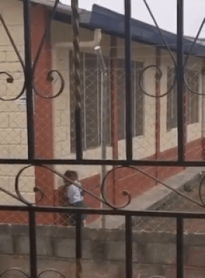Two Kids Caught Kissing At The Back Of School (VIDEO)