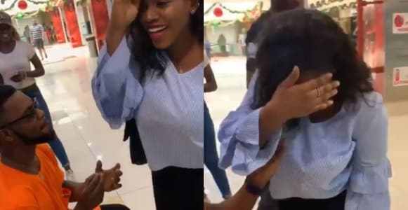 Broda Shaggi proposes to his girlfriend (Photos Video)