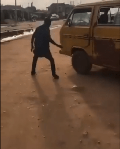 Bus Conductor Controls The Tyre Of His Moving Bus To Move In Directions (PHOTOS)