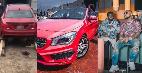 Davido buys Lati a Mercedez Benz (Video)