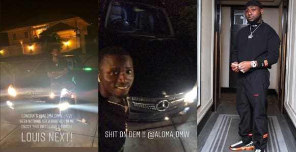 Davido goes on cars shopping spree for his crew members (Photos)