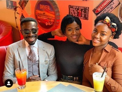 Davido's Girlfriend, Chioma Hangs Out With Her Sister And Davido's Lawyer