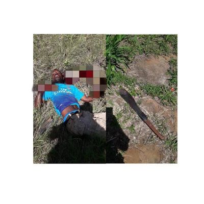 Husband Kills Man Trying To Rape His Pregnant Wife (Graphic Photo)