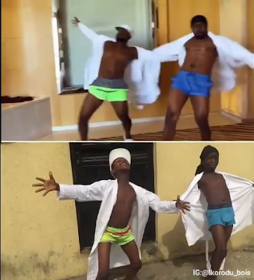 Ikorodu Bois Recreate Peter Okoye And Donflexx In One More Night Challenge Dance