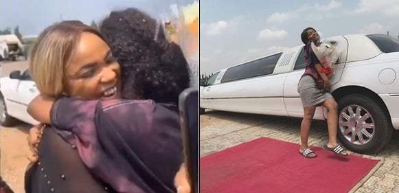 Iyabo Ojo Daughter’s Gets A Limo And Flowers As Mother Throws Luxurious Party For Her 