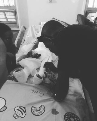 Lagos Collapsed Building: Small Doctor Visits Survivors In The Hospital (PHOTOS)