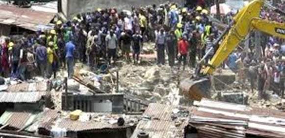 Lagos collapsed building was marked for demolition in 2018