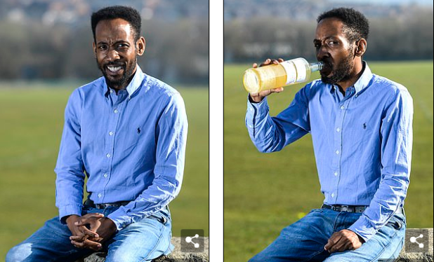 Man Reveals Why He Drinks His Own Urine Every Morning Photos 