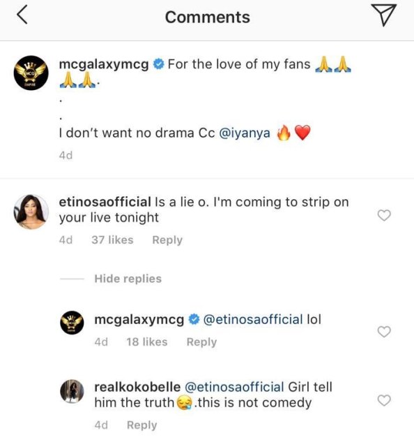 MC Galaxy's Live Video Nude: Actress, Etinosa Wasn't Drunk, It Was Planned - Gistvic