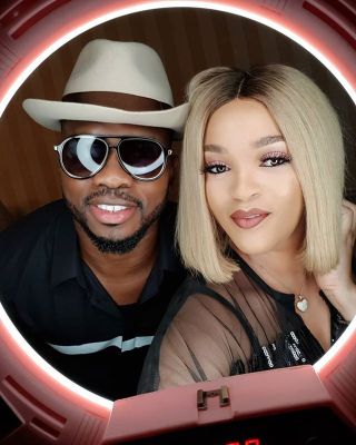 "My Babe" - Joseph All Smiles With His Beautiful Wife, Adaeze (PHOTO)