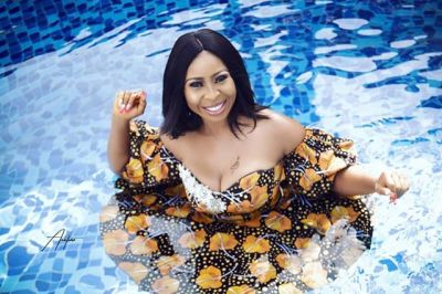 Nigerian Actress Precious Chukwueke Dances Inside The Pool As She Celebrates Her Birthday