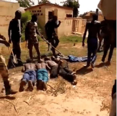 Nigerian Soldiers Catches And Flog Fulani Herdsmen (VIDEO)