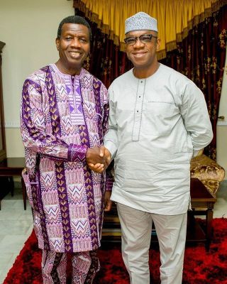 Ogun Gov-Elect, Dapo Abiodun With Pastor Adeboye RCCG G.O 