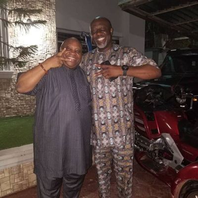 Osun State Governor, Ademola Adeleke Visits Dino Melaye (PHOTO)