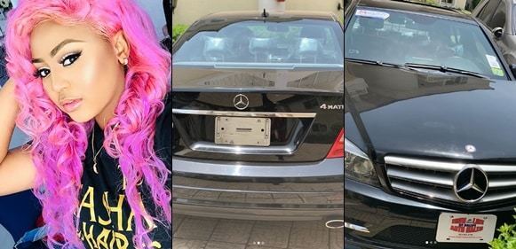 Regina Daniels acquires a new car days after getting her mom a house