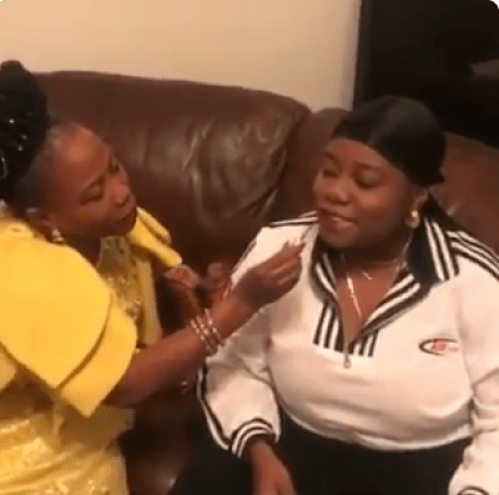 Singer Teni Been Given Makeup By Her Mum (VIDEO)