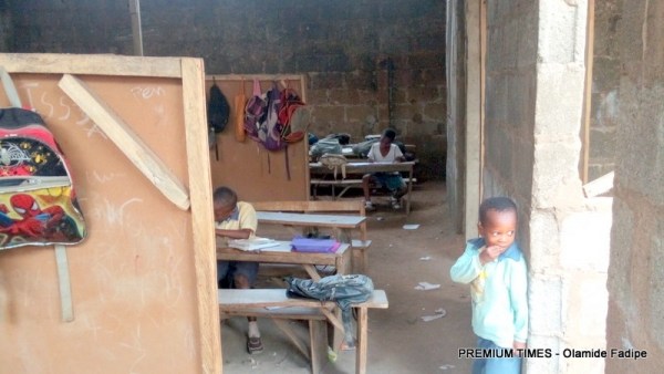 Zion Africa school annex full length of class room block for all students