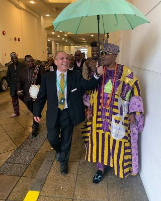 "The White Man Is My Umbrella Man" - Oluwo of Iwo Land, Rasheed Akanbi In London