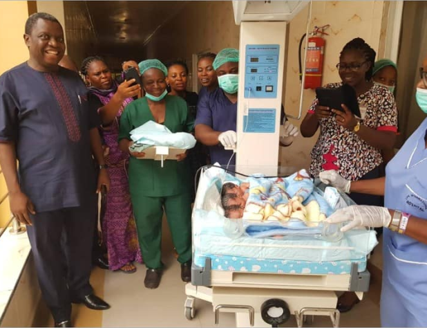 Image result for UNIZIK Deputy Vice Chancellor welcomes quadruplets after years of waiting
