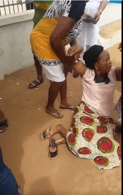 Woman In Tears At The ATM In Asaba, After Duped N400k By Internet Fraudsters