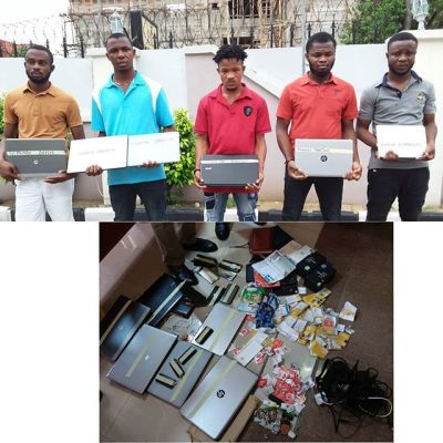 EFCC Nabs 5 Suspected Internet Fraudsters In Uyo