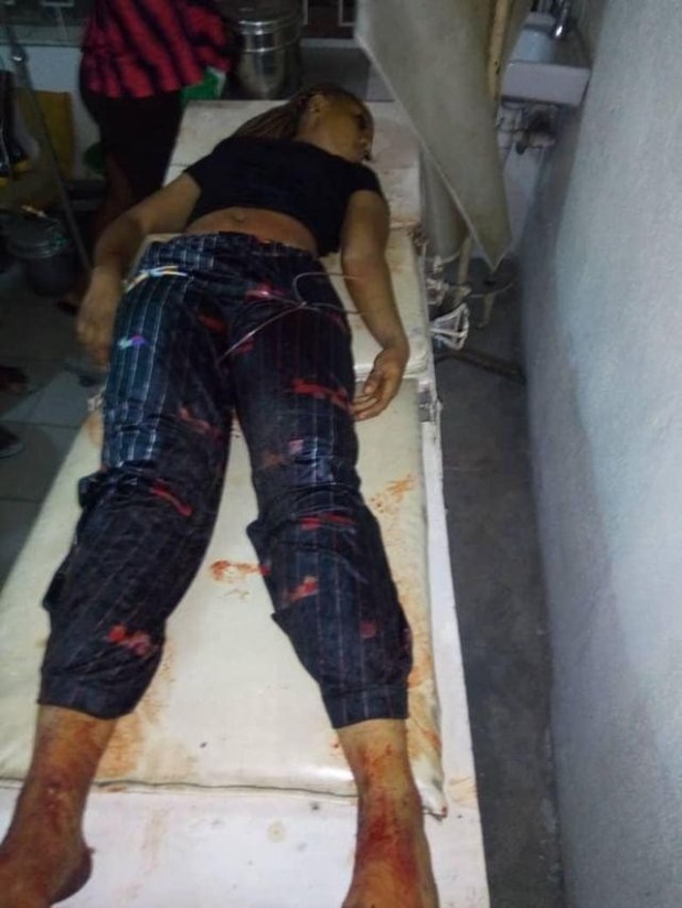 Graphic: SARS officers allegedly kill lady, leaves her boyfriend unconscious in Lagos