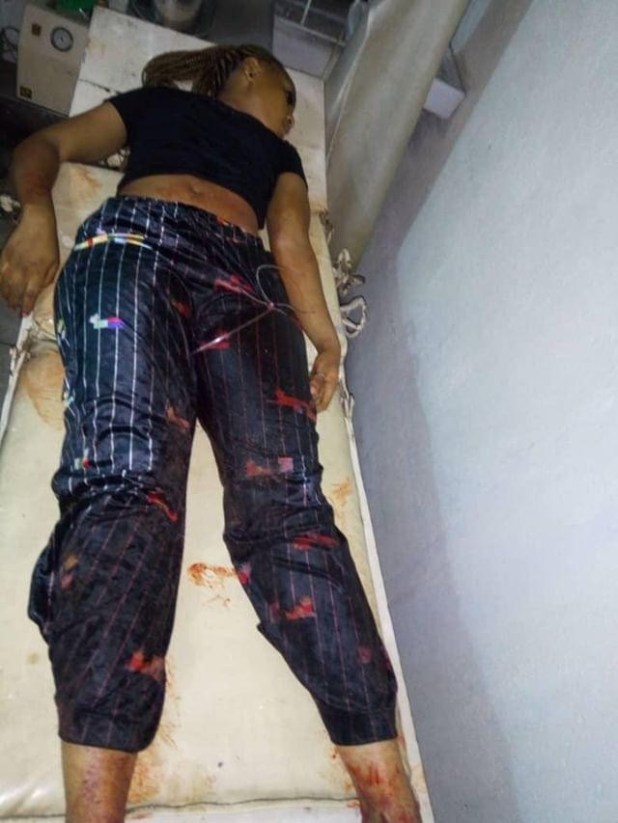 Graphic: SARS officers allegedly kill lady, leaves her boyfriend unconscious in Lagos