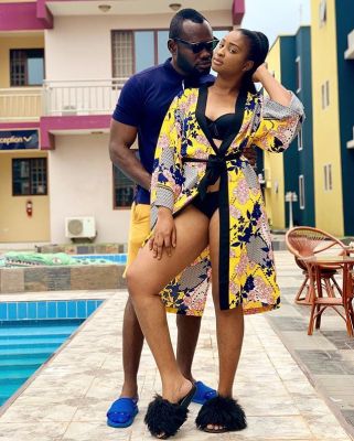 "Guilty Pleasures" - Actress Etinosa Shares Sexy Photo With Prince David Osei