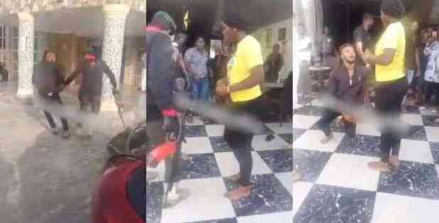 Man fakes police arrest to propose to his girlfriend in Delta State (Video)