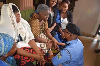 Police Team led by Commissioner of Police, CP Zubairu Visit The Family Of Kayode Johnson