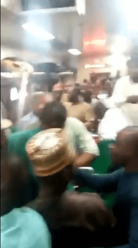 Train Passengers Protest At Kubwa Station, Abuja As Ticket Were Sold To Only VIPs