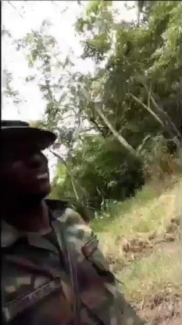 "My Grandfather, My Father And Myself, I Go Break The Yoke" - Nigerian Soldier