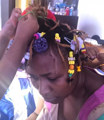 Morayo Afolabi-Brown Received A Surprise Hair Make-over From Her Kids On Her Birthday
