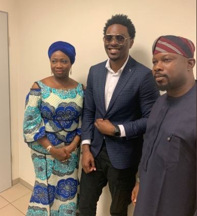 Tayo Faniran meets Abike Dabiri following his recent?Xenophobia attack in South Africa (Photos)