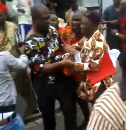 Update: Fulani men are raping our women and you are here celebrating- IPOB members speak on why Ike Ekweremadu was attacked (photo/video)