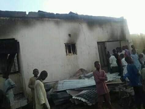 Photos: Youths protest against bandits, burn SSG?s house, APC offices in Katsina 