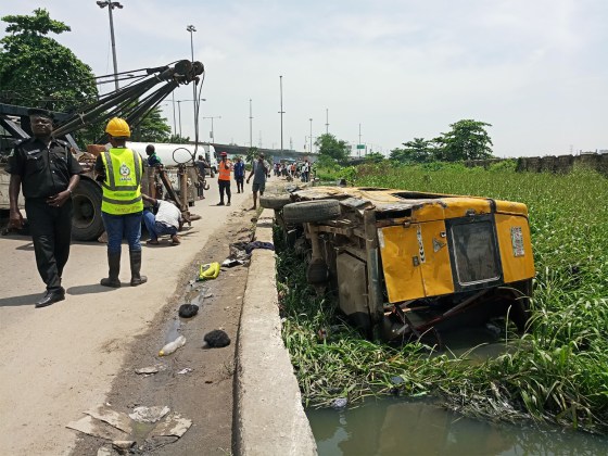 Lagos canal accident