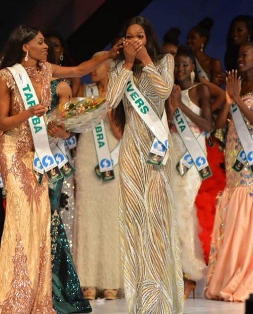 Nyekachi Douglas: the moment she was declared the winner