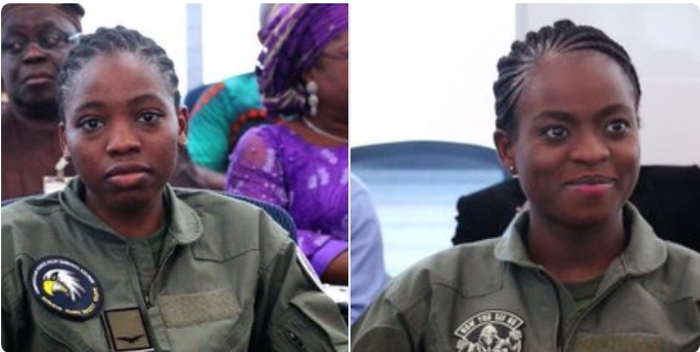 633px x 318px - Kafayat Sanni And Tolulope Arotile Becomes First Female Fighter, Helicopter  NAF Pilots [Photos]