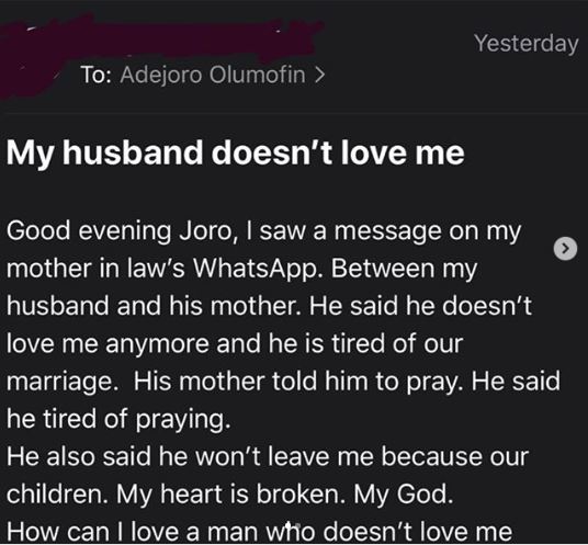 Never my loved me husband I Never