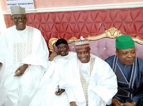 amfara State Governor Bello Matawalle; his counterparts from Adamawa, Sokoto and Imo states, Governors Umar Fintiri; Aminu Tambuwal and Emeka Ideohoha 