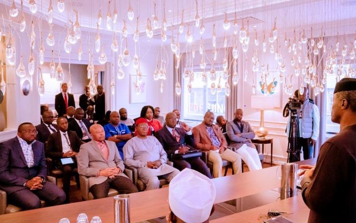 Osinbajo Meets With Representatives Of The Nigerian Community In Norway [Photo]