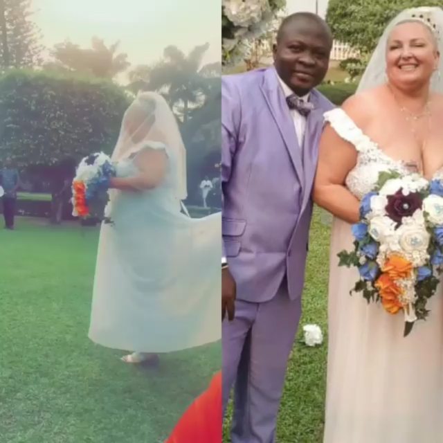 Nigerian man, Michael from the reality show 90 Day Fiance, finally weds his much older Caucasian fiancee following their dramatic romance/engagement - @lindaikejiblogofficial