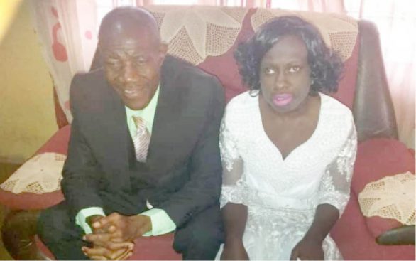 Blind couple marry