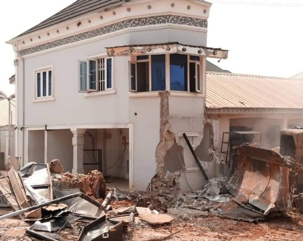 Kabaka's hotel demolished by Edo state government