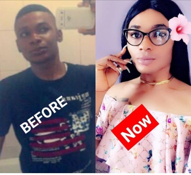 "Never address me as a HE but as a SHE" Nigerian crossdresserJay Bugatti says as he reveals he was a boy but is now a girl