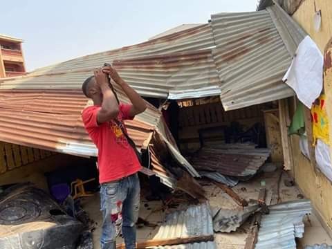 Two pre-nursery pupils killed, 2 others injured as overhead tanker falls into classroom in Anambra school