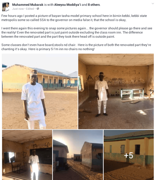 Pathetic state of a primary school in Kebbi where pupils sit on bare floor (photos)